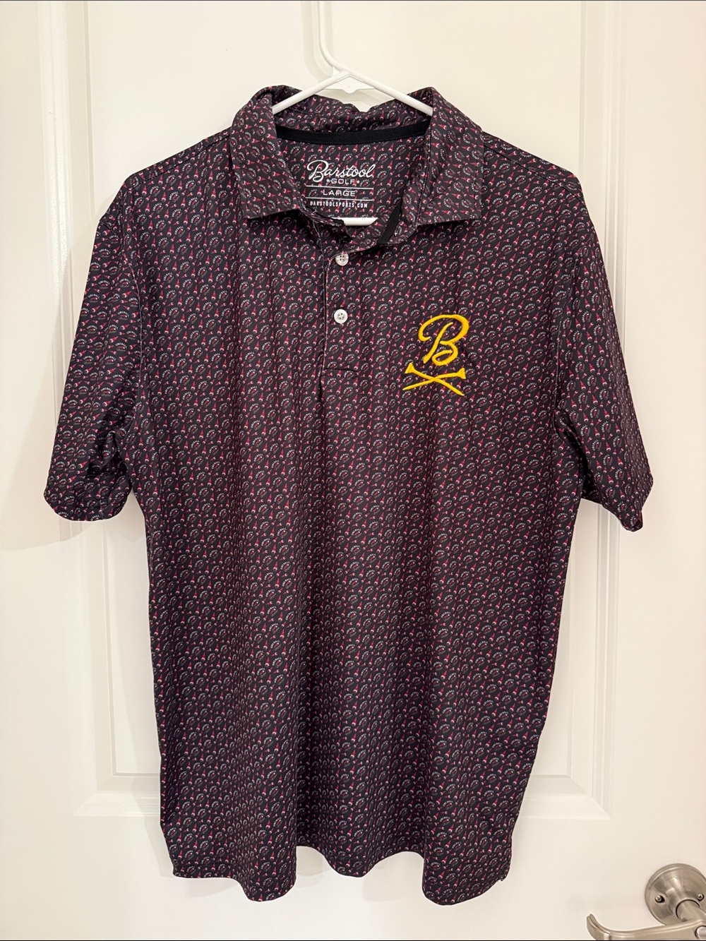 Barstool Fireball Golf Polo size 2XL XXL